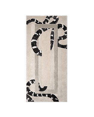Imperial Snake Lounge Rug by Rug'Society