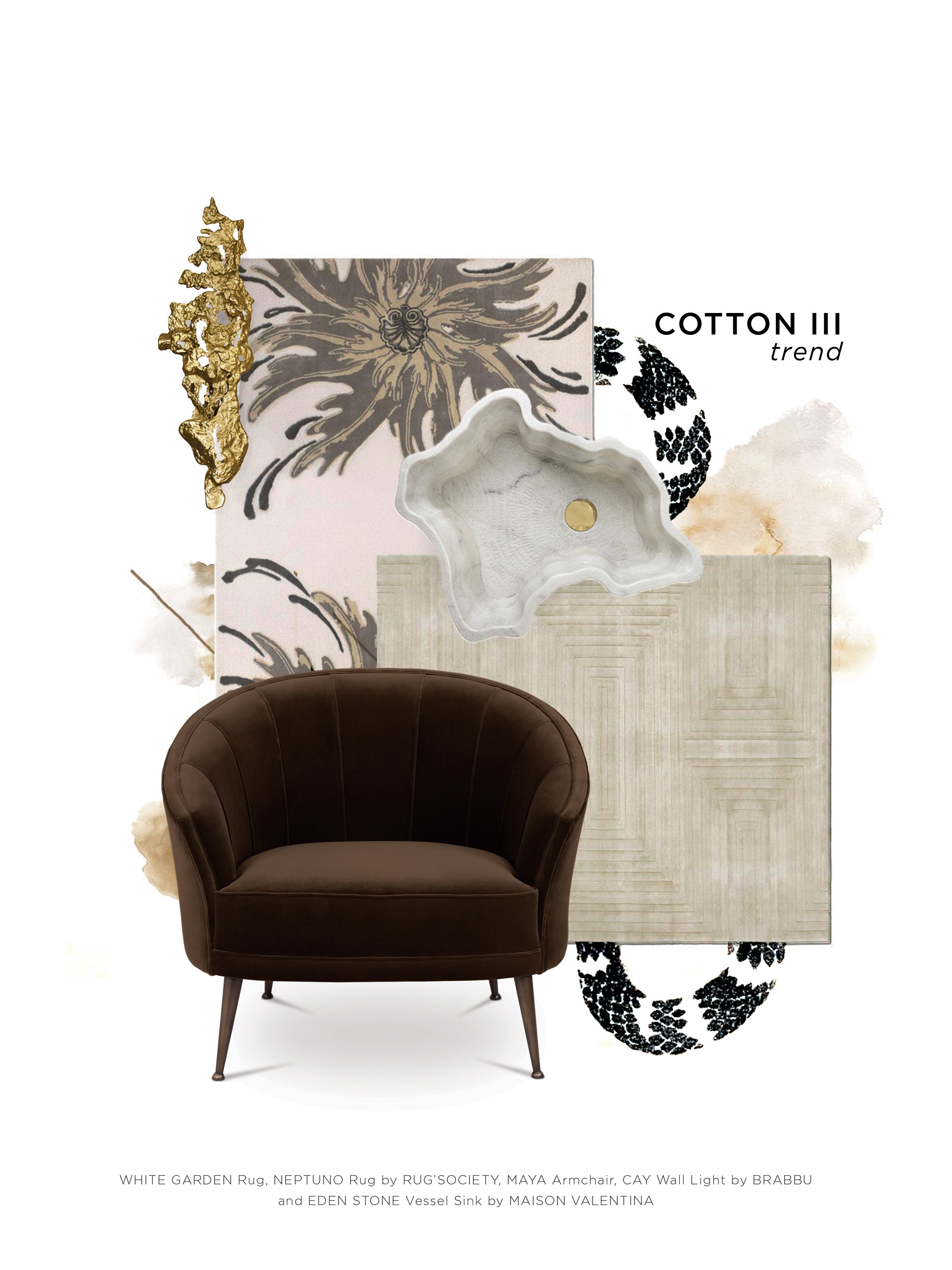 Cotton III Moodboard Trends by Rug'Society
