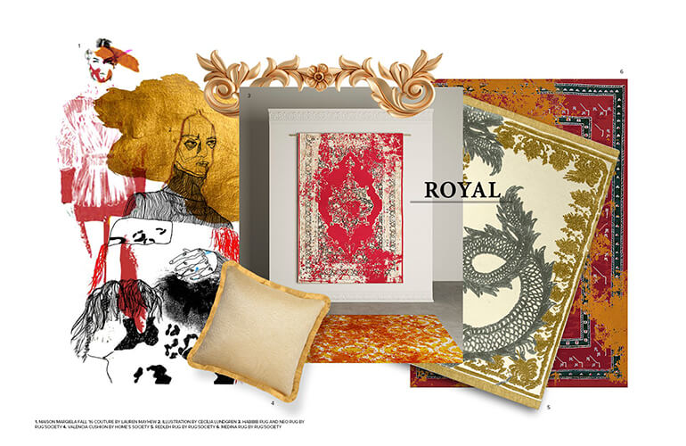 Royal Moodboard Trends by Rug'Society