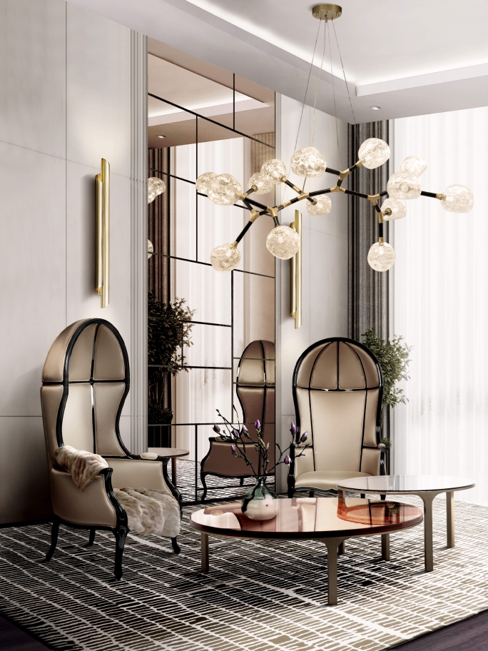 Elegant Lounge Area With Coll&nbsp;Rug by Rug'Society