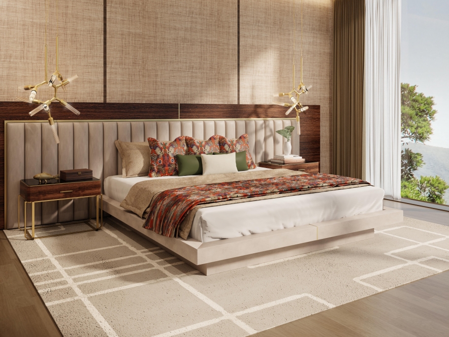 EXOTIC BEDROOM STYLE WITH THE TERRACOTTA RUG - Rug'Society