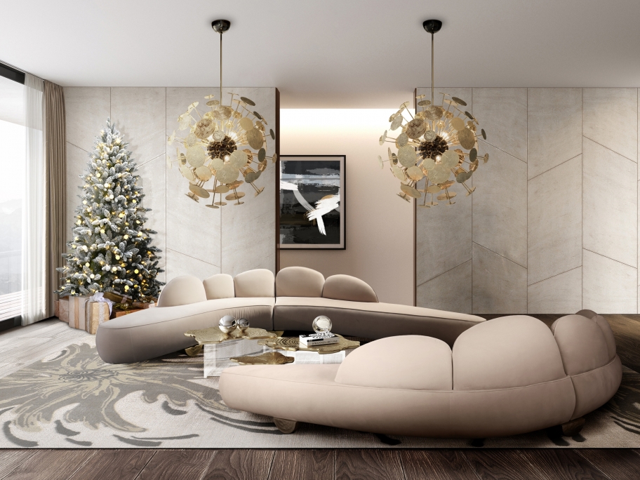 Neutral Interior For Winter holidays with Neptuno Rug - Rug'Society