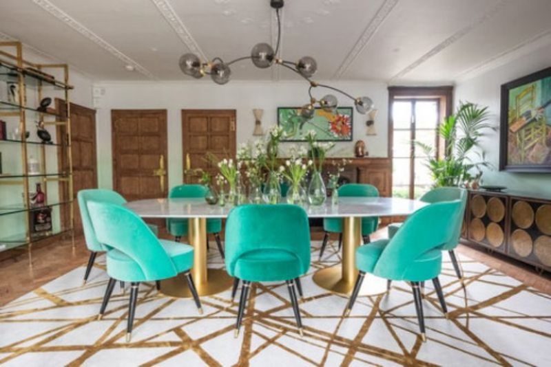 Mid-century Living Room: The best handmade mid-century rugs