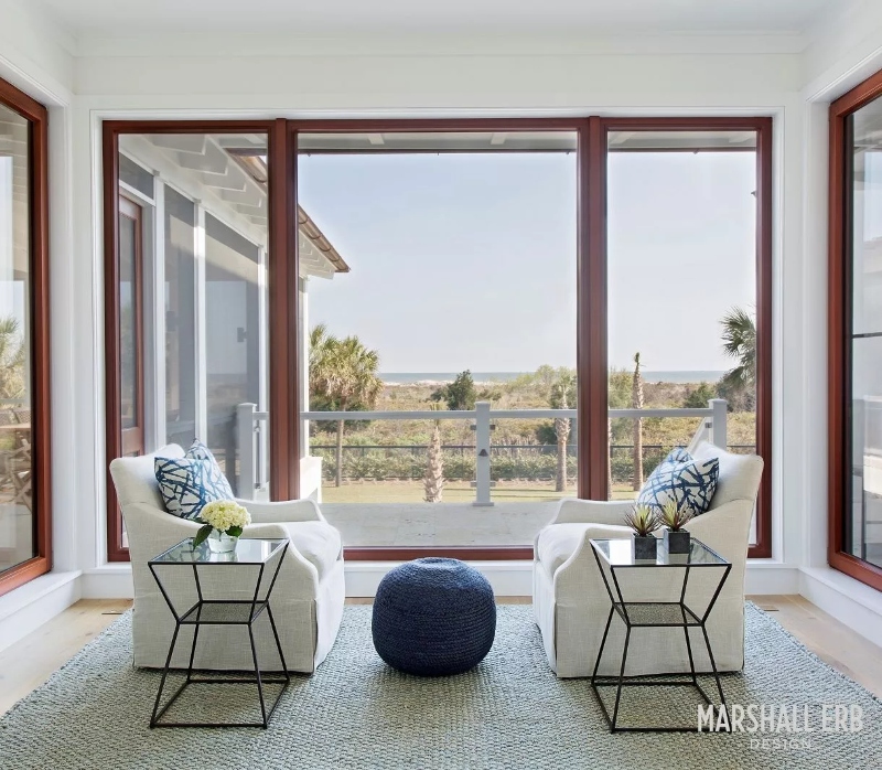 Interior Design Project by Marshall Erb with a contemporary rug and a lot of natural light