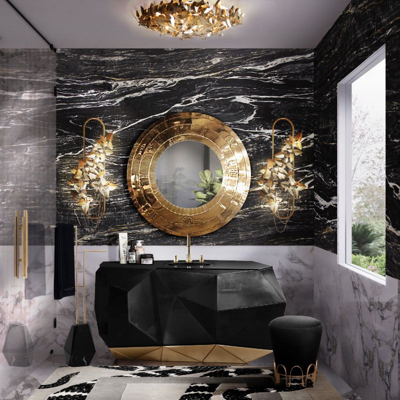 luxury bathroom rugs with an opulent area rug with a snake design and golden hues