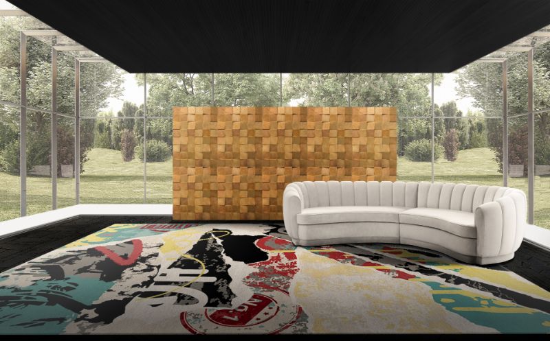 Area rugs are used to define the space and provide a more polished appearance. They are especially useful in open spaces where there is no room for division. The GRAFFITIFIED II RUG is a unique rug