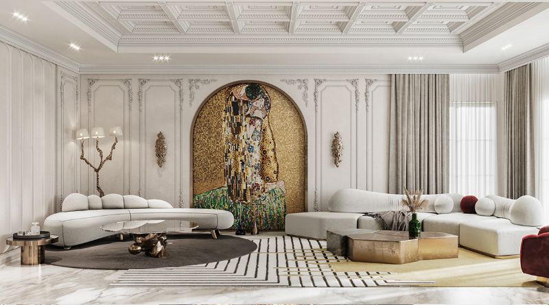 Luxurious Contemporary Interior Designs By Noha Khaled From Hany Saad