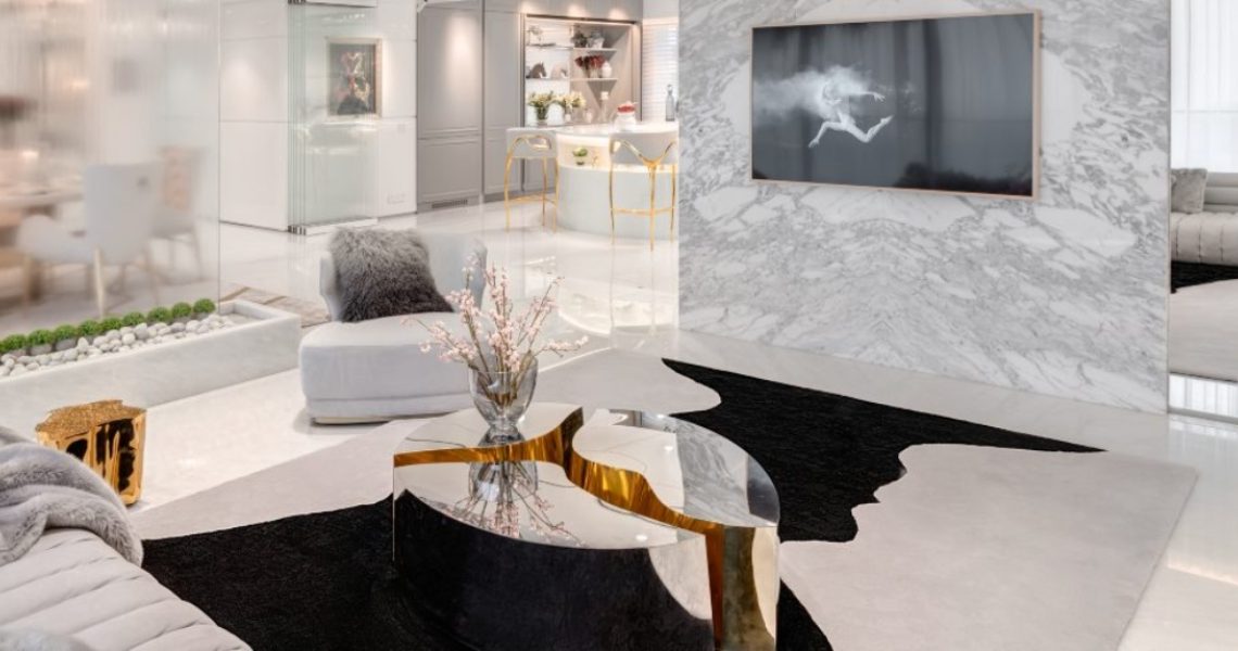 Luxurious Furniture To Combine With An Elegant Rug