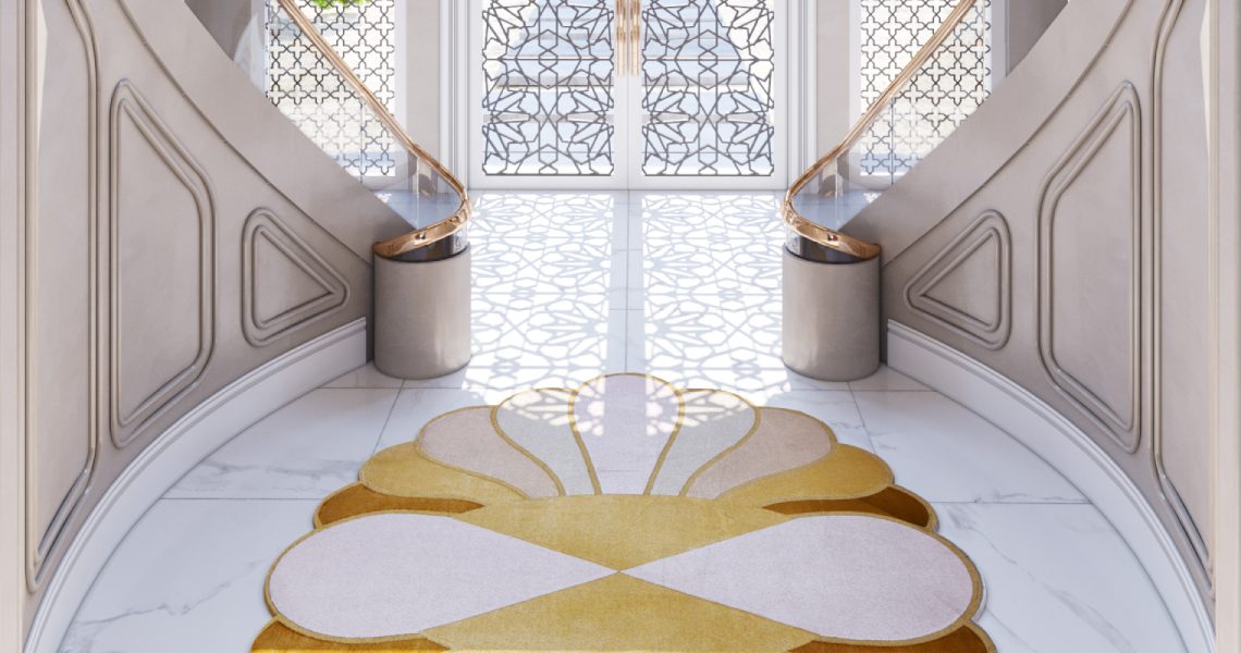 Create a Breathtaking Entryway Design With Modern Rugs