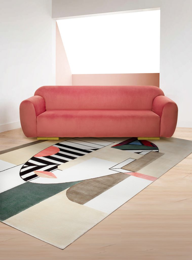 Barbie-Inspired Interiors With Contemporary Rugs