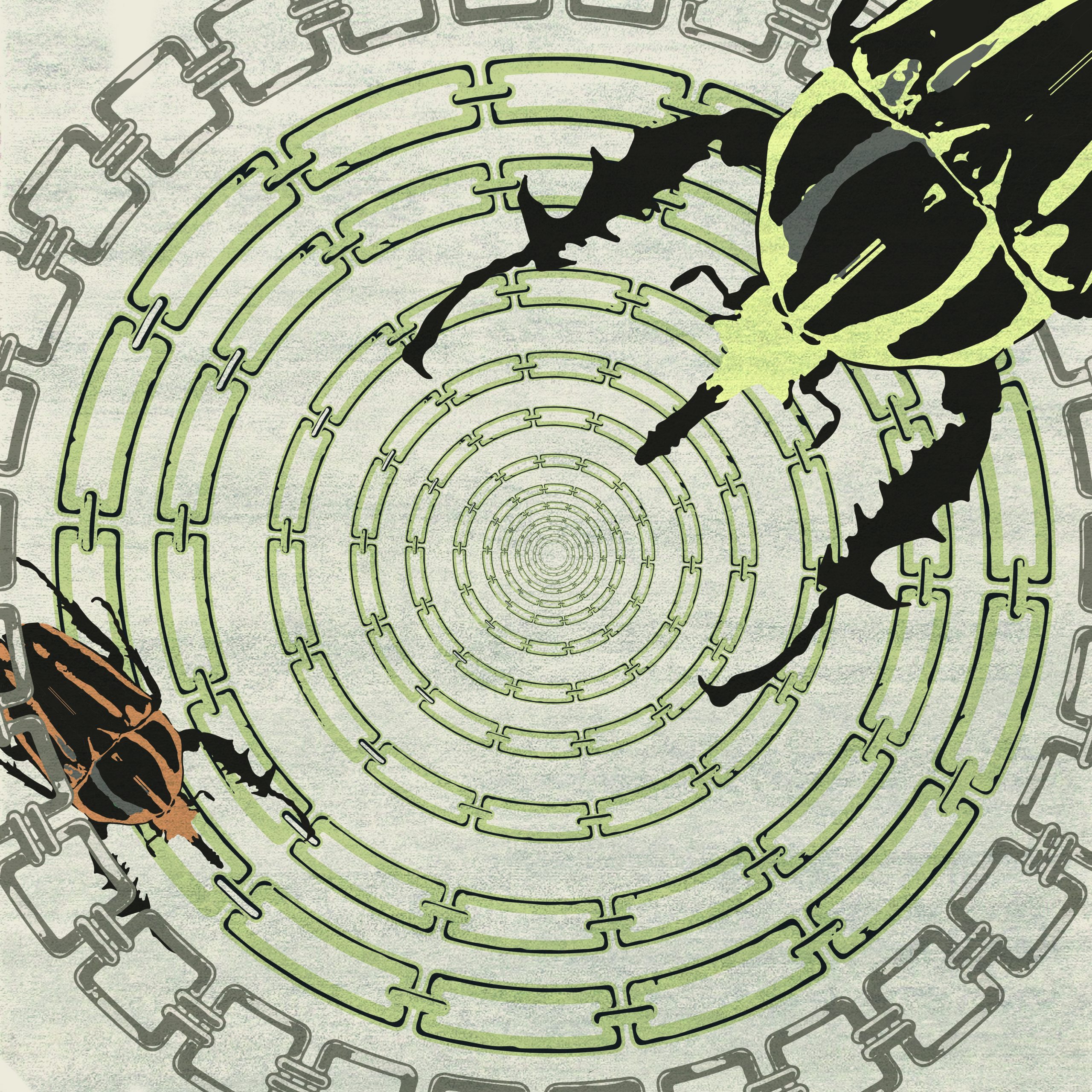 Golden Bugs Square Rug - Autumn Design Ideas To Create The Perfect Interior