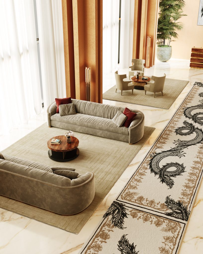 Vip Room Rug The Charm of Luxurious Hotel Lobbies With Rug'Society and BRABBU
