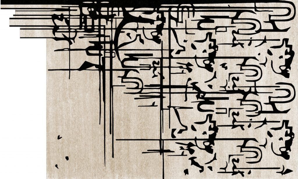 Ink Drawing Rug Transform Your Space with Extraordinary Rugs: Statement Pieces