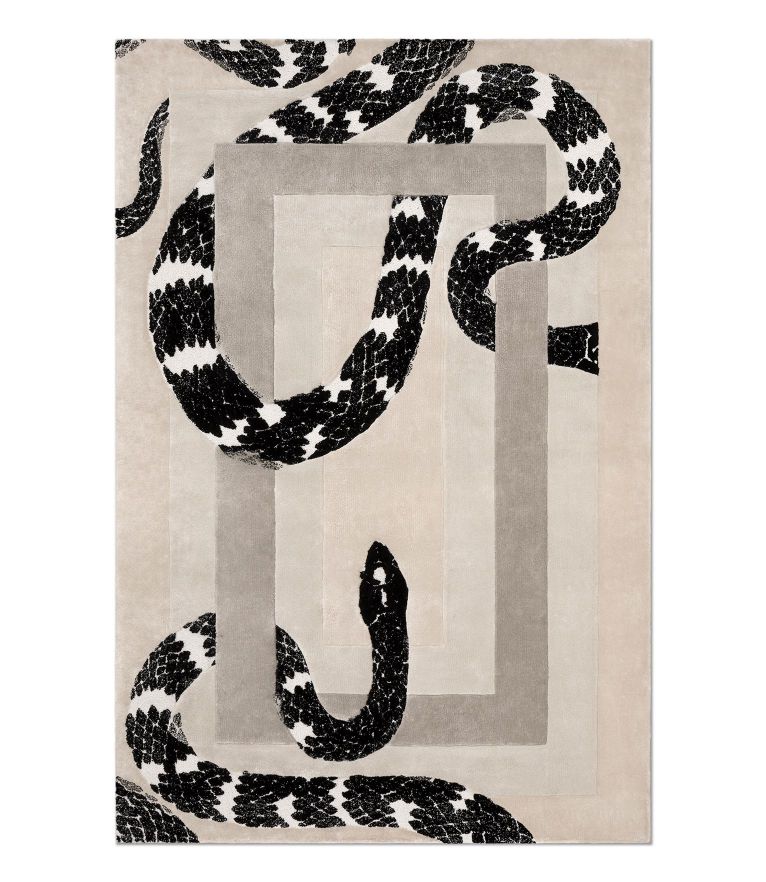Imperial Snake Neutral Rug by Rug'Society