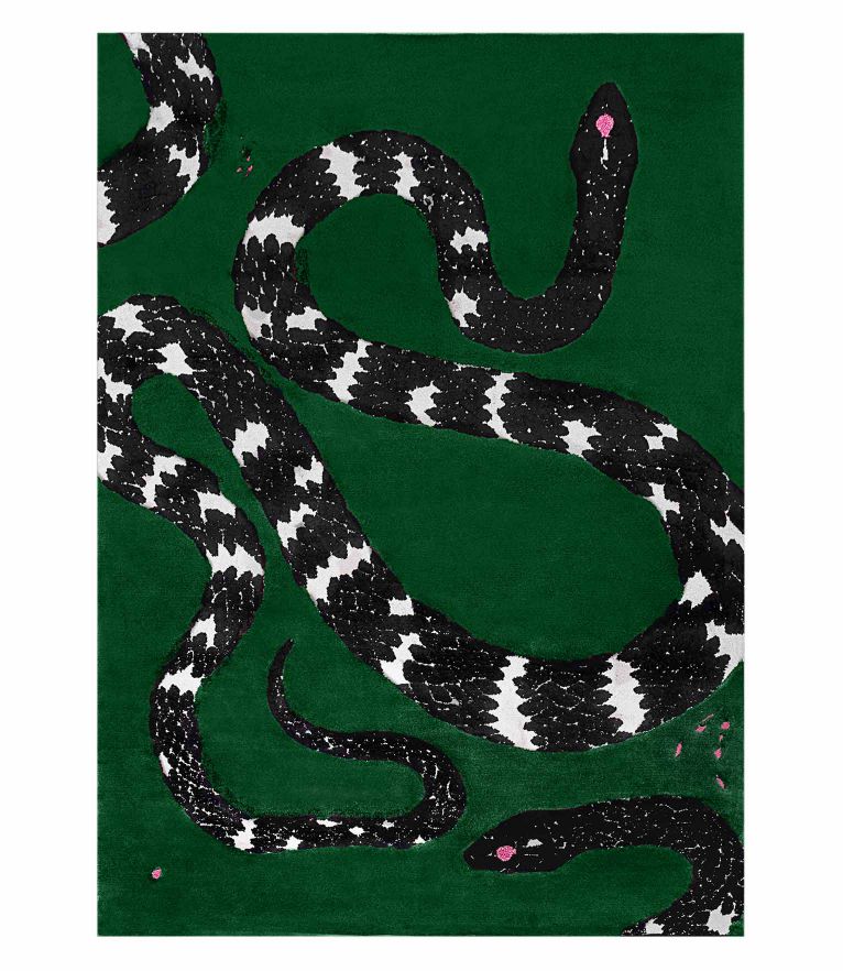 Snake Botanical Rug by Rug'Society