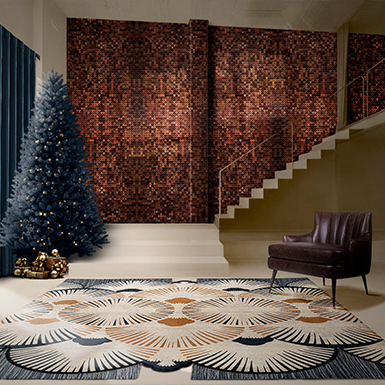 Dêco Square Rug - Christmas