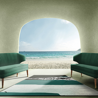 Disruption Rug Living Room