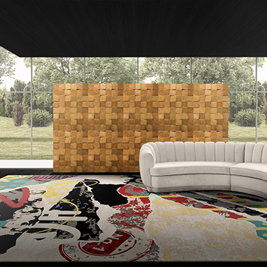 Graffitified ii Living Room