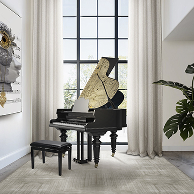 White Garden Music Room