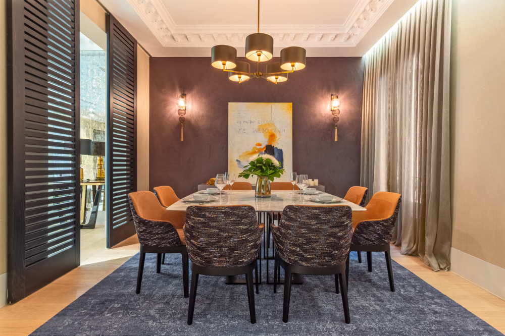 20 Tips for A Stylish Modern Dining Room With Luxurious Rugs