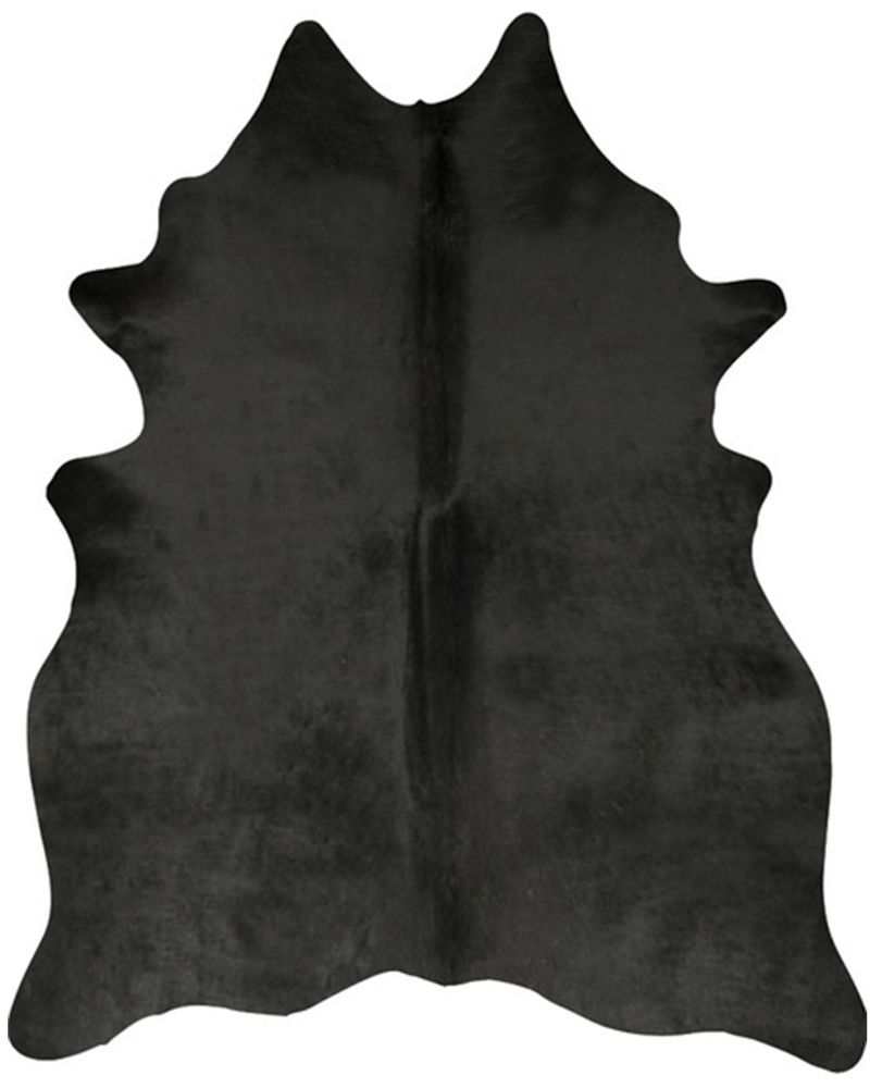 These Leather Rugs will give you the edgy feel your home needs, all-black Cow color Rug