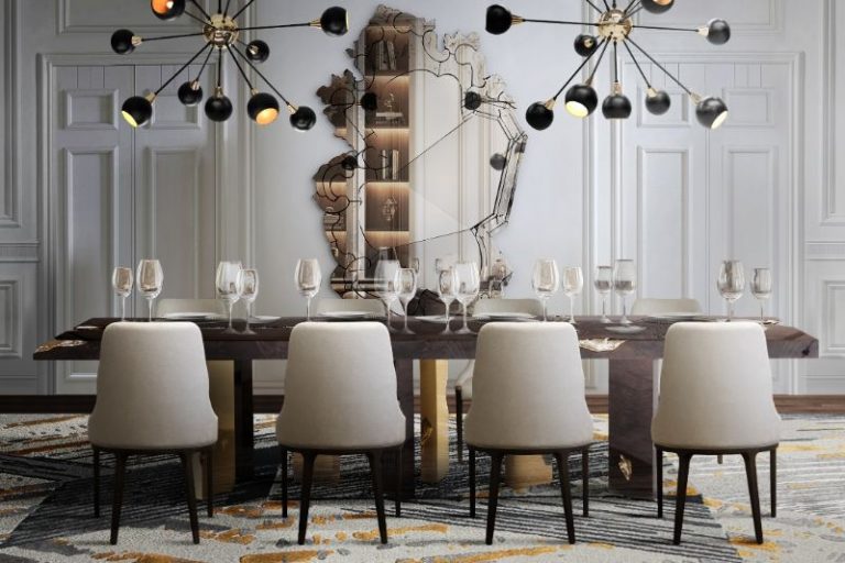 Luxurious Dining Room Ideas With Rugs