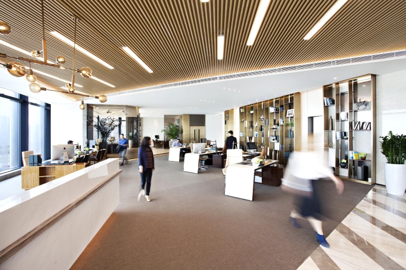 Woods Bagot: The Best Rug Ideas for Office Decor - Qianhai International Financial Center