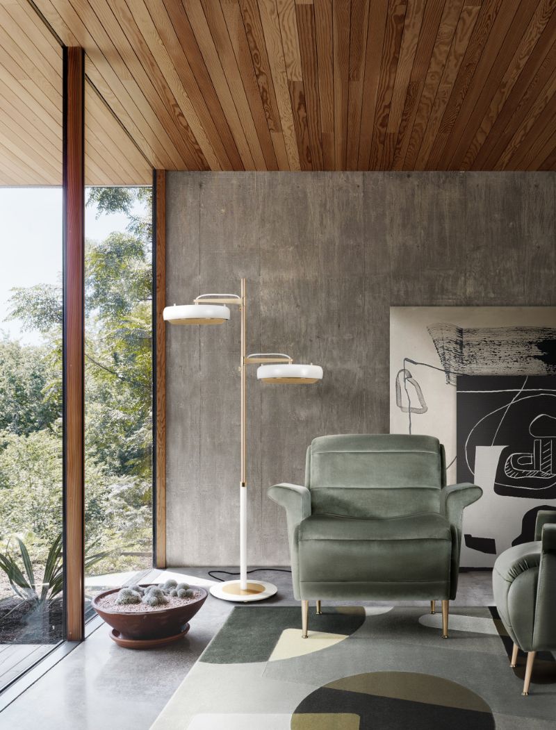 gray geometric rugs for reading corner or living room decor