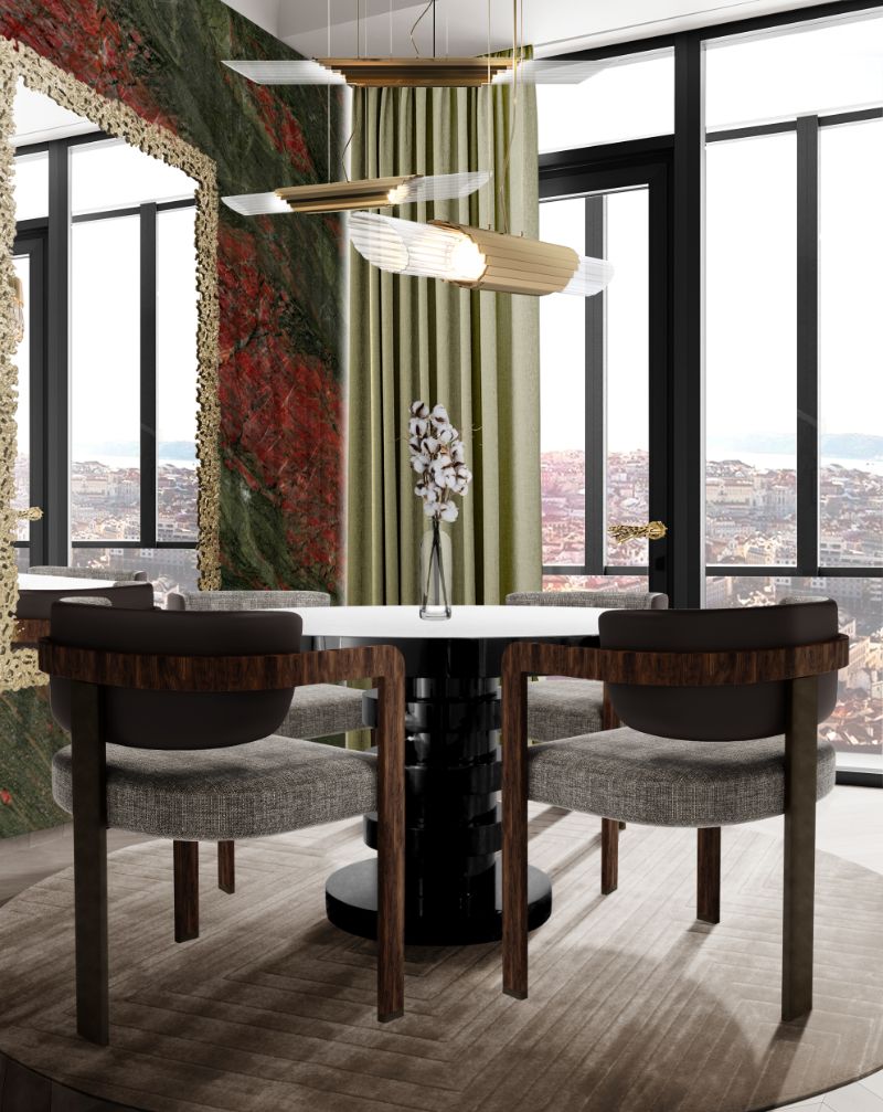 neutral area rugs for modern dining room with round rug