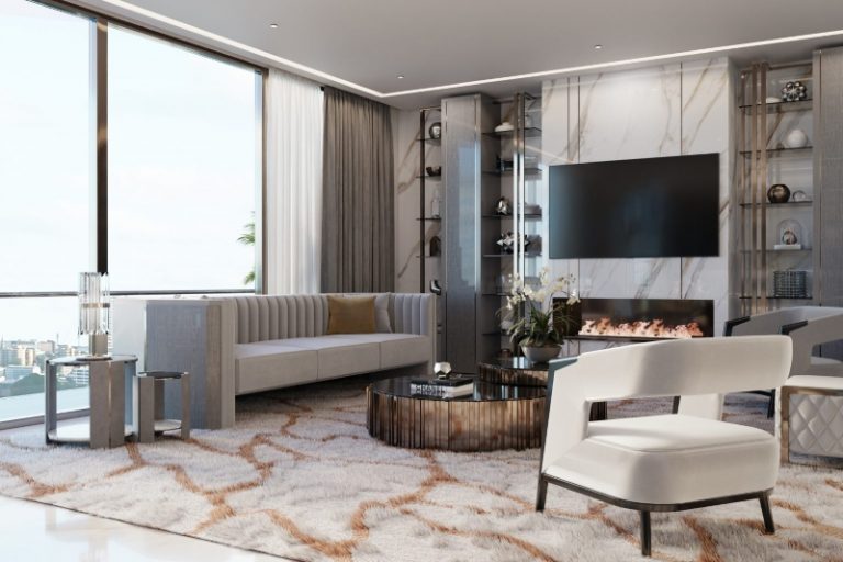 Picture of Interior Design Ideas For Luxurious Apartments With Modern Rugs