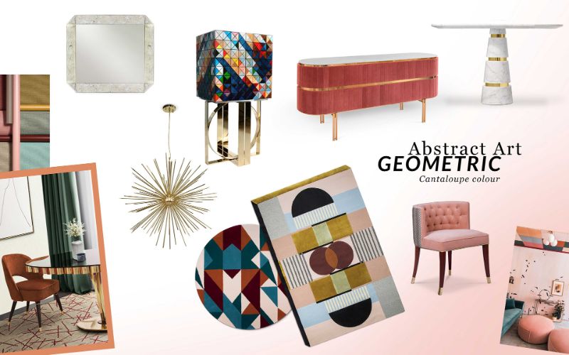Moodboards To Inspire Your Interior Design. abstract art geometric