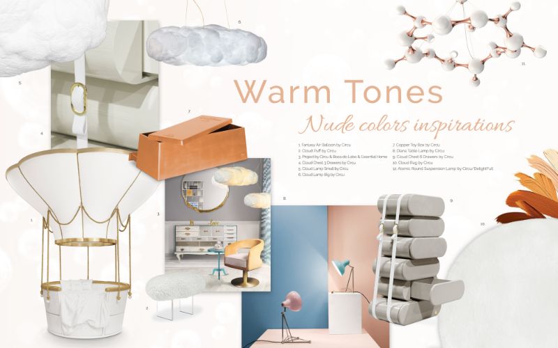 Moodboards To Inspire Your Interior Design with warm tones